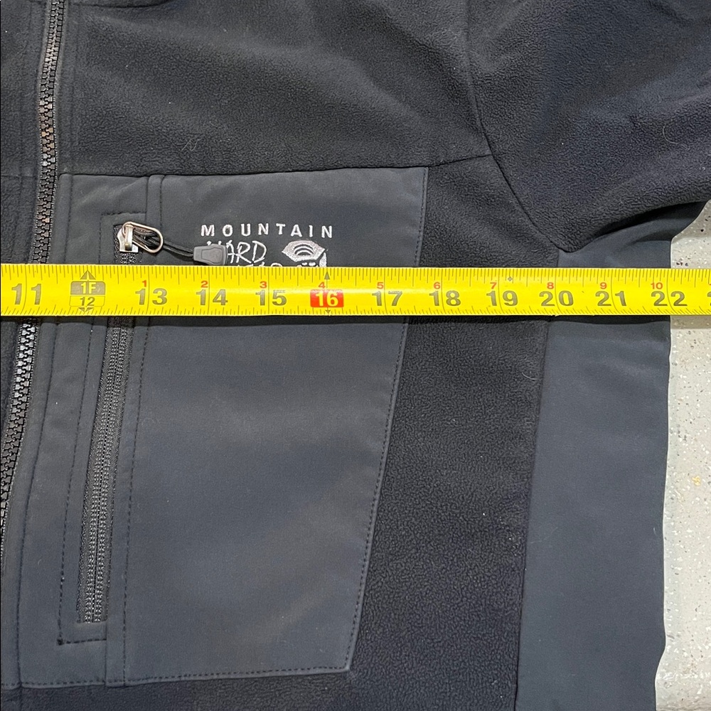MOUNTAIN HARDWEAR FULL ZIP FLEECE JACKET BLACK SIZE MEDIUM - Picture 14 of 16
